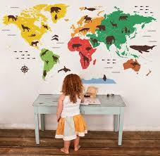World Map Wall Decals Perfect