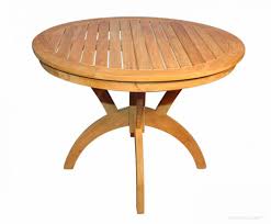 Wood dining tables set a sophisticated tone in your dining room that draws on tradition. Teak Dining Table Pedestal Root Design Teak Outdoor Dining Tables