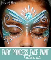fairy princess face paint tutorial u