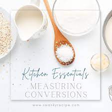 mering conversions and equivalents