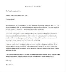 Email Cover Letters  Cover Letter Cover Letter Template For Format    