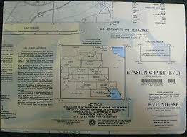 Large Us Military Escape Evasion Chart Map Evc Nh 38e Iraq