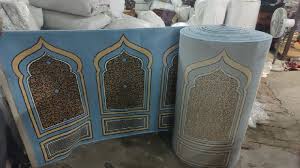 smooth polyester mosque carpets for