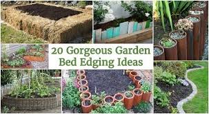 20 gorgeous garden bed edging ideas
