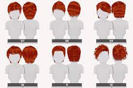 toddler boy hair pack redheadsims cc