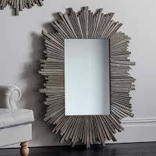 Wall Mirror Grey Modern Wall Mirrors