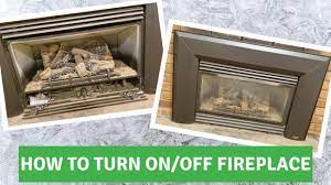 How To Turn ON/OFF the Lennox Fireplace - YouTube