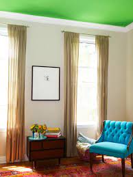 Paint A Bold Color On Your Ceiling