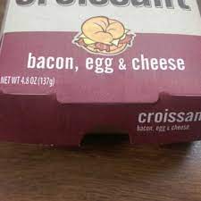 wawa sizzli croissant bacon egg