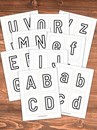 printable letter flashcards a z