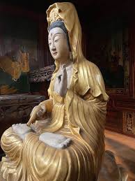 Old Large Resin Guan Yin Old Large