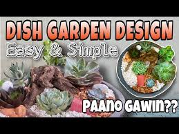 Dish Garden Design Succulents