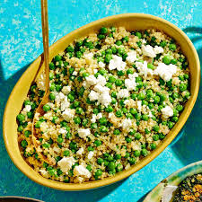 quinoa with peas lemon