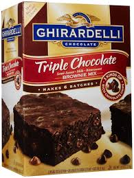 ghirardelli triple chocolate brownie