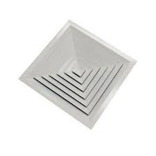 595mm 4 way white ceiling diffuser with