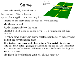 If the serving team fails to return the ball or hits it out of the court, the serve switches to the other team. Pickleball