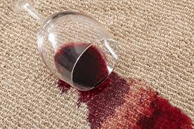 clean wine stains from handmade carpet