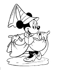 minnie mouse coloring pages printable