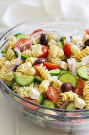 easy greek pasta salad video oh