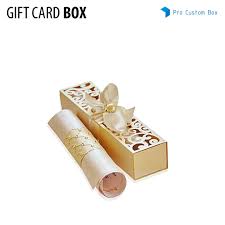 custom gift bo gift card packaging