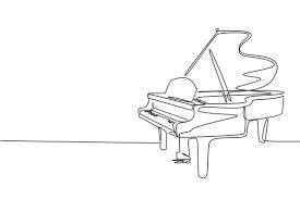 piano line art images browse 82 368