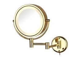 jerdon hl65g gold wall mounted mirror