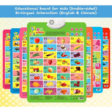 Kids Educational Chinese English Bilingual Posters With
