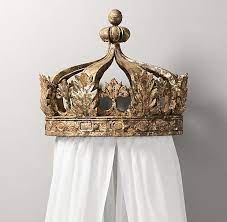 Gilt Gold Canopy Bed Crown