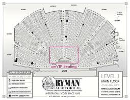 Ryman Seating Chart Balcony Www Bedowntowndaytona Com