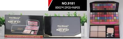 push lock kiss beauty makeup kit 9181