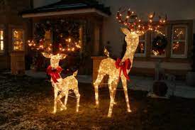 Reindeer Set Led Light Up