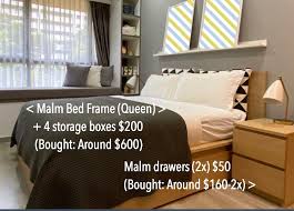 Ikea Malm Bed Frame Queen Size