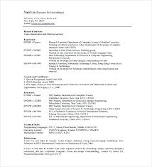Computer Science Student Resume Computer Science Resume Example