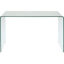 Contemporary Glass Desk Clear Club