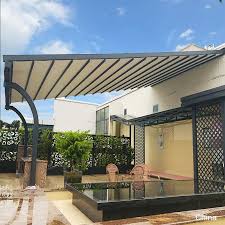 Motorized Patio Opening Roof Side Cover