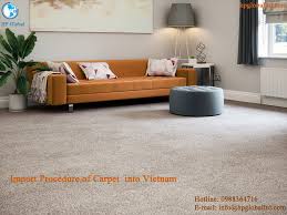 import duty and procedures for carpet