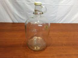 1 ball gallon glass jugs with metal