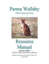 parma wallaby resource manual