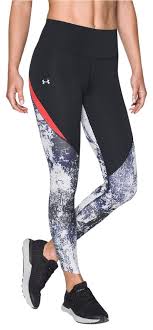 Under Armour Black Navy White Run True Compression Tights Activewear Bottoms Size 12 L 11 Off Retail