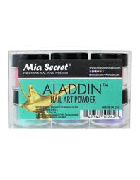 aladdin nail art powder collection