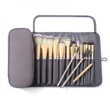grey makeup brush organizer makeup