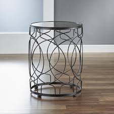 Oil Rubbed Bronze Loop Design Side Table