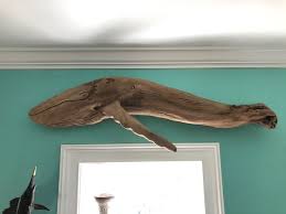 Whale Driftwood Wall Sculpture