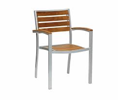 genuine teak stacking outdoor chairs