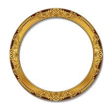 100 000 gold round frame vector images