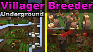 minecraft underground villager breeder
