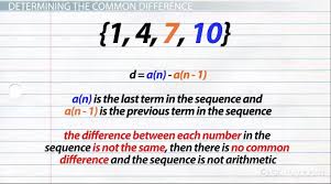 Common Difference Formula Overview Video Lesson