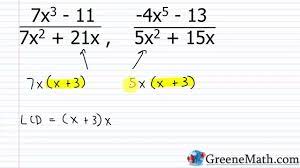 Finding the LCD for a group of Rational Expressions - YouTube