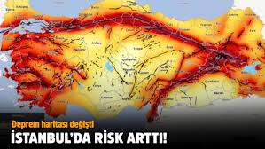 İstanbul'un zemin yapısı da haritada renklere göre belirlenmiş. Deprem Haritasi Istanbul Tv Besiktas