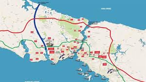 Kanal i̇stanbul'un haritası yukarıda verilmiştir. Mahkemeden Flas Kanal Istanbul Karari Fikir News